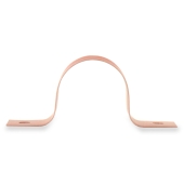 PHD 1" Copper Plated Pipe Strap (Box of 100) - Image 2
