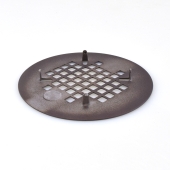 Sioux Chief 4-1/4" Oil Rubbed Bronze Snap-in Shower Drain Strainer - Image 2