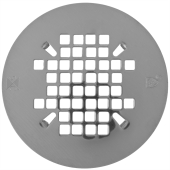 Sioux Chief 4-1/4" Polished Steel (Chrome) Snap-in Shower Drain Strainer - Image 1