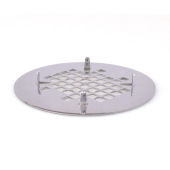 Sioux Chief 4-1/4" Polished Steel (Chrome) Snap-in Shower Drain Strainer - Image 2