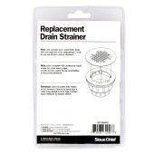 Sioux Chief 4-1/4" Satin Nickel Snap-in Shower Drain Strainer - Image 5