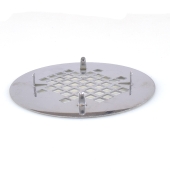 Sioux Chief 4-1/4" Satin Nickel Snap-in Shower Drain Strainer - Image 2
