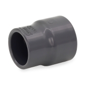 Spears 1-1/2" x 1-1/4" PVC (Sch 80) Reducing Coupling - Image 1
