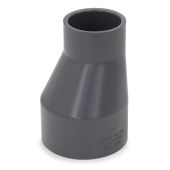 Spears 3" x 2" PVC (Sch 80) Eccentric Reducing Coupling - Image 1