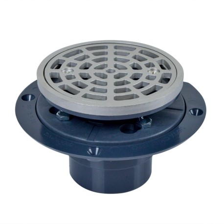 Sioux Chief 821-200PSR, Round PVC Shower Tile/Pan Drain w/ Matte St ...