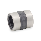 Spears 1" PVC (Sch 80) FIP x FIP Coupling, Special Reinforced - Image 1