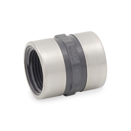 Spears 1" PVC (Sch 80) FIP x FIP Coupling, Special Reinforced
