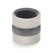 Spears 1-1/4" PVC (Sch 80) FIP x FIP Coupling, Special Reinforced - Image 2