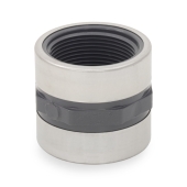 Spears 1-1/2" PVC (Sch 80) FIP x FIP Coupling, Special Reinforced - Image 2