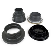 Sioux Chief FinishLine Adjustable Floor Drain Complete Assembly, Round, Nickel-Bronze, 3" Cast Iron No-Hub - Image 3