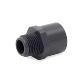 Spears 1/2" PVC (Sch 80) MIP x Socket Adapter - Image 1