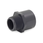Spears 1" PVC (Sch 80) MIP x Socket Adapter - Image 1