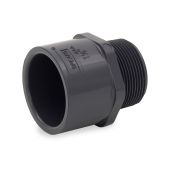 Spears 1-1/2" PVC (Sch 80) MIP x Socket Adapter - Image 2