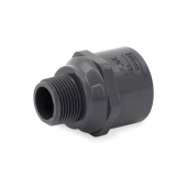 Spears 3/4" x 1" PVC (Sch 80) MIP x Socket Adapter - Image 1