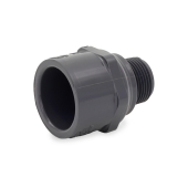 Spears 3/4" x 1" PVC (Sch 80) MIP x Socket Adapter - Image 2