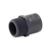 Spears 1" x 3/4" PVC (Sch 80) MIP x Socket Adapter - Image 1