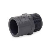 Spears 1" x 3/4" PVC (Sch 80) MIP x Socket Adapter - Image 2