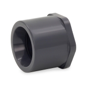 Spears 1-1/2" x 1" PVC (Sch 80) Spigot x Socket Bushing - Image 2