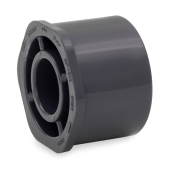 Spears 2" x 3/4" PVC (Sch 80) Spigot x Socket Bushing - Image 1