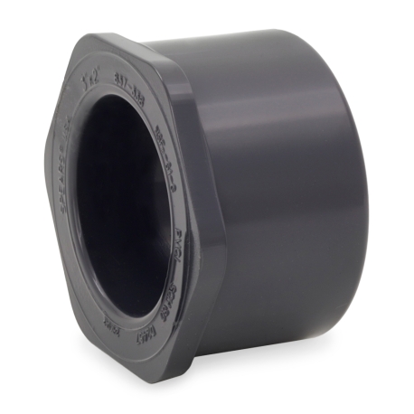 Spears 3" x 2" PVC (Sch 80) Spigot x Socket Bushing