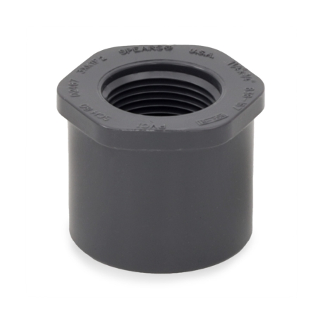 Spears 1-1/4" x 3/4" PVC (Sch 80) Spigot x FIP Bushing