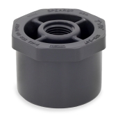 Spears 2" x 1/2" PVC (Sch 80) Spigot x FIP Bushing - Image 1