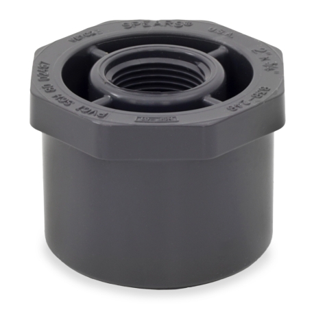 Spears 2" x 3/4" PVC (Sch 80) Spigot x FIP Bushing