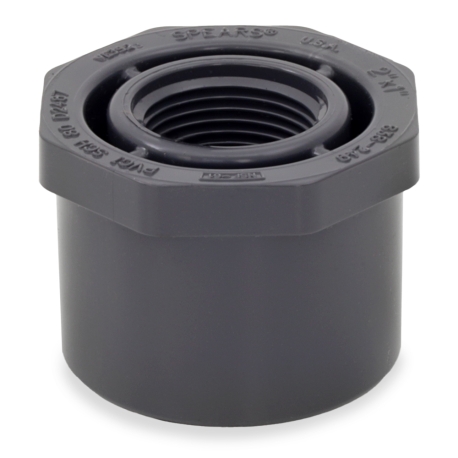 Spears 2" x 1" PVC (Sch 80) Spigot x FIP Bushing