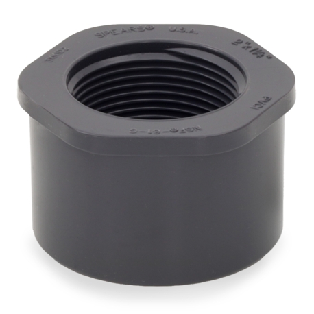 Spears 2" x 1-1/4" PVC (Sch 80) Spigot x FIP Bushing