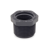 Spears 3/4" x 1/2" PVC (Sch 80) MIP x FIP Bushing - Image 1