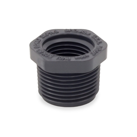 Spears 3/4" x 1/2" PVC (Sch 80) MIP x FIP Bushing