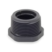 Spears 1-1/4" x 1" PVC (Sch 80) MIP x FIP Bushing - Image 2