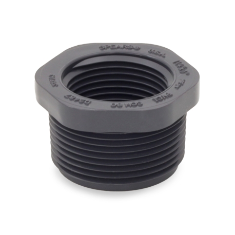Spears 1-1/4" x 1" PVC (Sch 80) MIP x FIP Bushing
