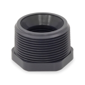 Spears 1-1/2" x 1" PVC (Sch 80) MIP x FIP Bushing - Image 2