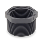 Spears 1-1/2" x 1-1/4" PVC (Sch 80) MIP x FIP Bushing - Image 1