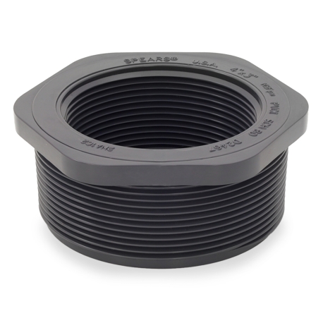 Spears 4" x 3" PVC (Sch 80) MIP x FIP Bushing