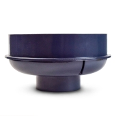 Sioux Chief QuadDrain Round Floor Drain w/ PolyPro Strainer & Ring, PVC 2" Hub x 3" Inside Fit - Image 2