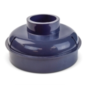 Sioux Chief QuadDrain Round Floor Drain w/ PolyPro Strainer & Ring, PVC 2" Hub x 3" Inside Fit - Image 3