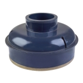 QuadDrain Round Floor Drain w/ Nickel Bronze Strainer & Ring, PVC 2" Hub x 3" Inside Fit Sioux Chief