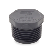 Spears 1" PVC (Sch 80) Threaded Plug (MIP) - Image 1