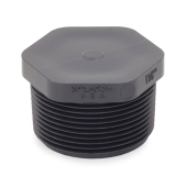 Spears 1-1/2" PVC (Sch 80) Threaded Plug (MIP) - Image 1