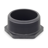 Spears 3" PVC (Sch 80) Threaded Plug (MIP) - Image 2