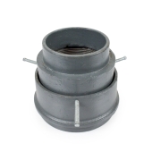 Sioux Chief Basic Adjustable Cleanout Assembly, Round, Cast Iron, 4" No-Hub Connection - Image 2