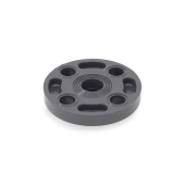 Spears 3/4" FIP One-Piece (Solid) PVC Sch 80 Flange, Class 150 - Image 2
