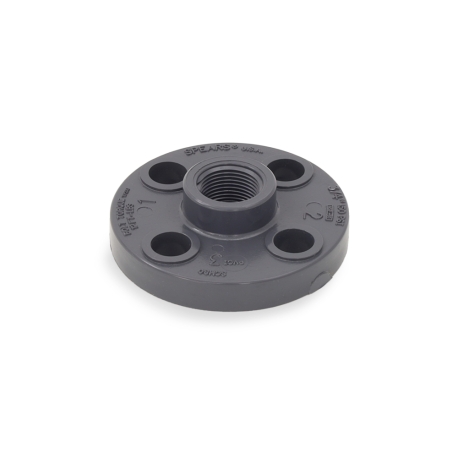Spears 3/4" FIP One-Piece (Solid) PVC Sch 80 Flange, Class 150