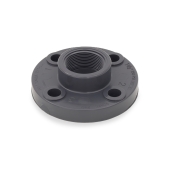 Spears 1-1/2" FIP One-Piece (Solid) PVC Sch 80 Flange, Class 150 - Image 1