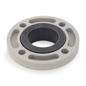Spears 3" Socket, Van Stone (Swivel) PVC Sch 80 Flange w/ Glass-Reinforced Ring, Class 150 - Image 2