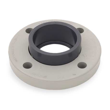 Spears 3" Socket, Van Stone (Swivel) PVC Sch 80 Flange w/ Glass-Reinforced Ring, Class 150