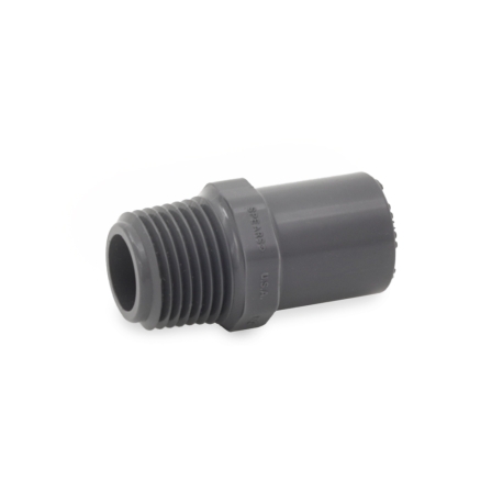 Spears 1/2" PVC (Sch 80) MIP x Spigot Adapter