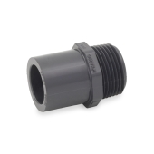 Spears 1" PVC (Sch 80) MIP x Spigot Adapter - Image 2